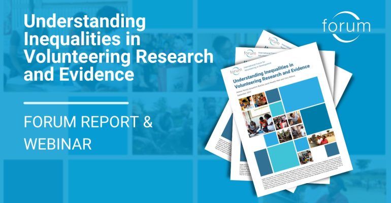 Understanding Inequalities in Volunteering Research and Evidence